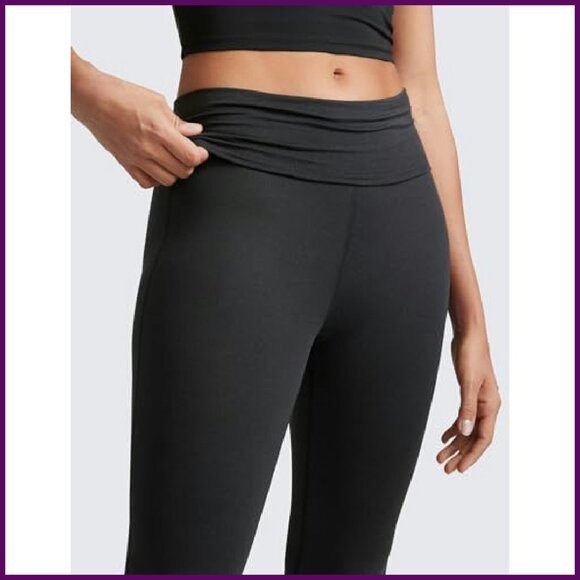 High Waist Flare Yoga Pants 31" Inseam Moisture Wicking Lounge Wear - Picture 5 of 6